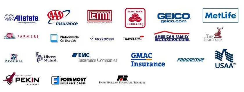 Insurance company logos